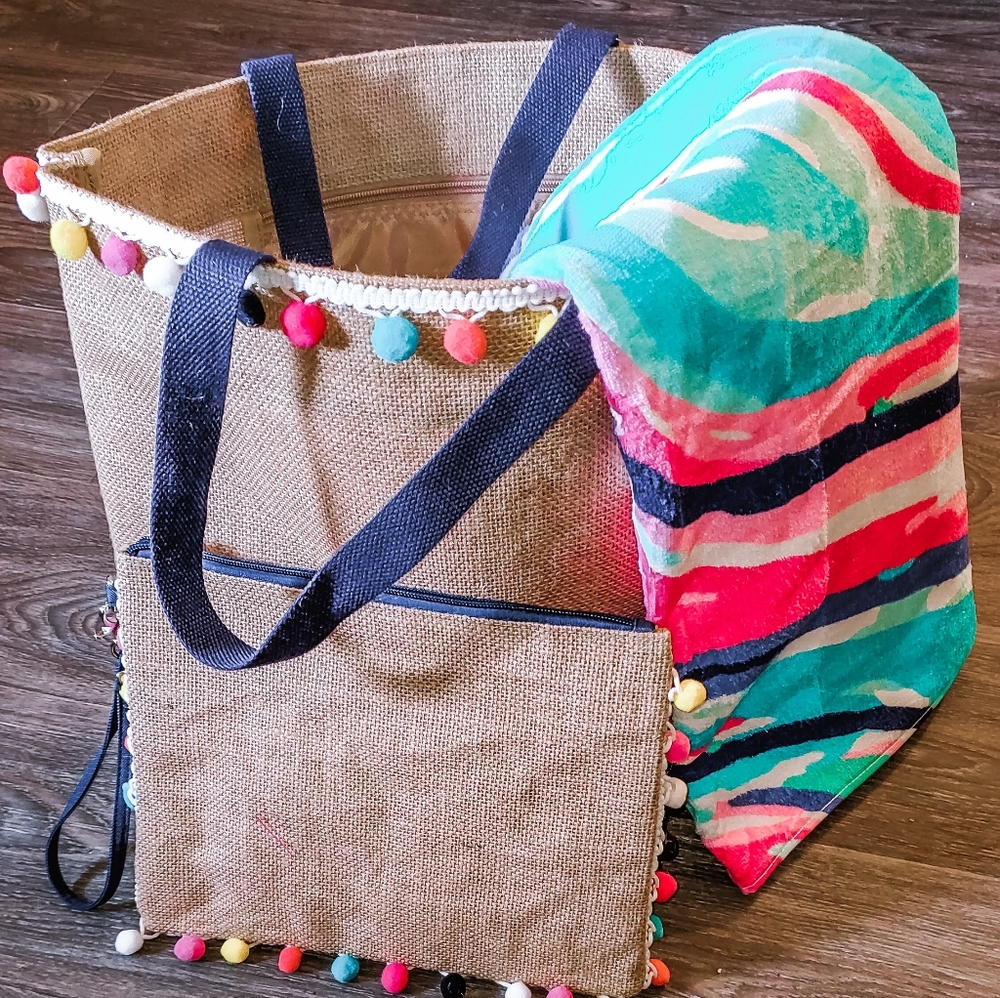 Beach Tote Set